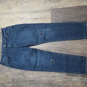 Ethyl Classic Woman’s Jean Size 14 Fleece Lined Raw Ankle